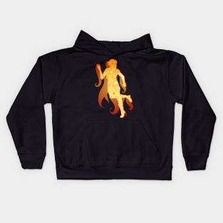 Commander Lilith, the Firehawk (Gradient Version) Kids Hoodie